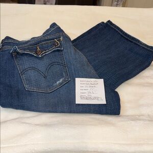 Levi's Women's Dark Blue Straight Leg Jeans